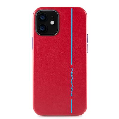 Чехол для смартфона iPhone 12 MINI "5.4" Piquadro Blue Square красный