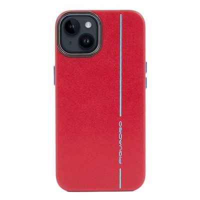 Чехол для смартфона iPhone 14 "6.1" Piquadro Blue Square красный