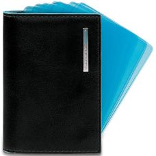 Чехол для кредитных карт Piquadro Blue Square черный