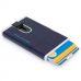 Мужской подарочный набор Piquadro Blue Square из ремня и чехла для кредитных карт синего цвета