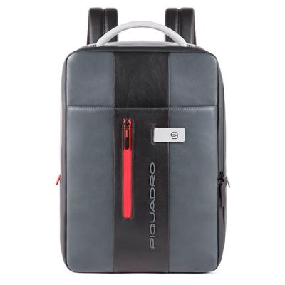 Рюкзак с расширением Piquadro Urban серый/черный