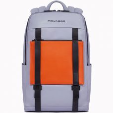 Рюкзак Piquadro David серый/оранжевый