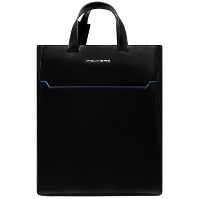 Деловая сумка женская Piquadro Blue Square с отделением для ноутбука черная